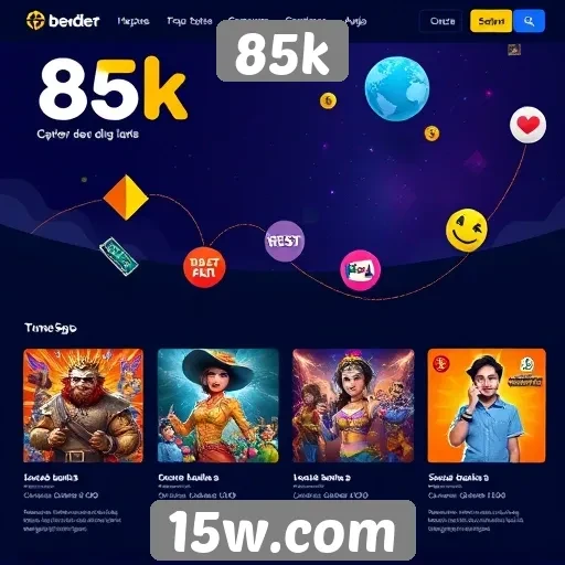 História do site 85k e sua evolução